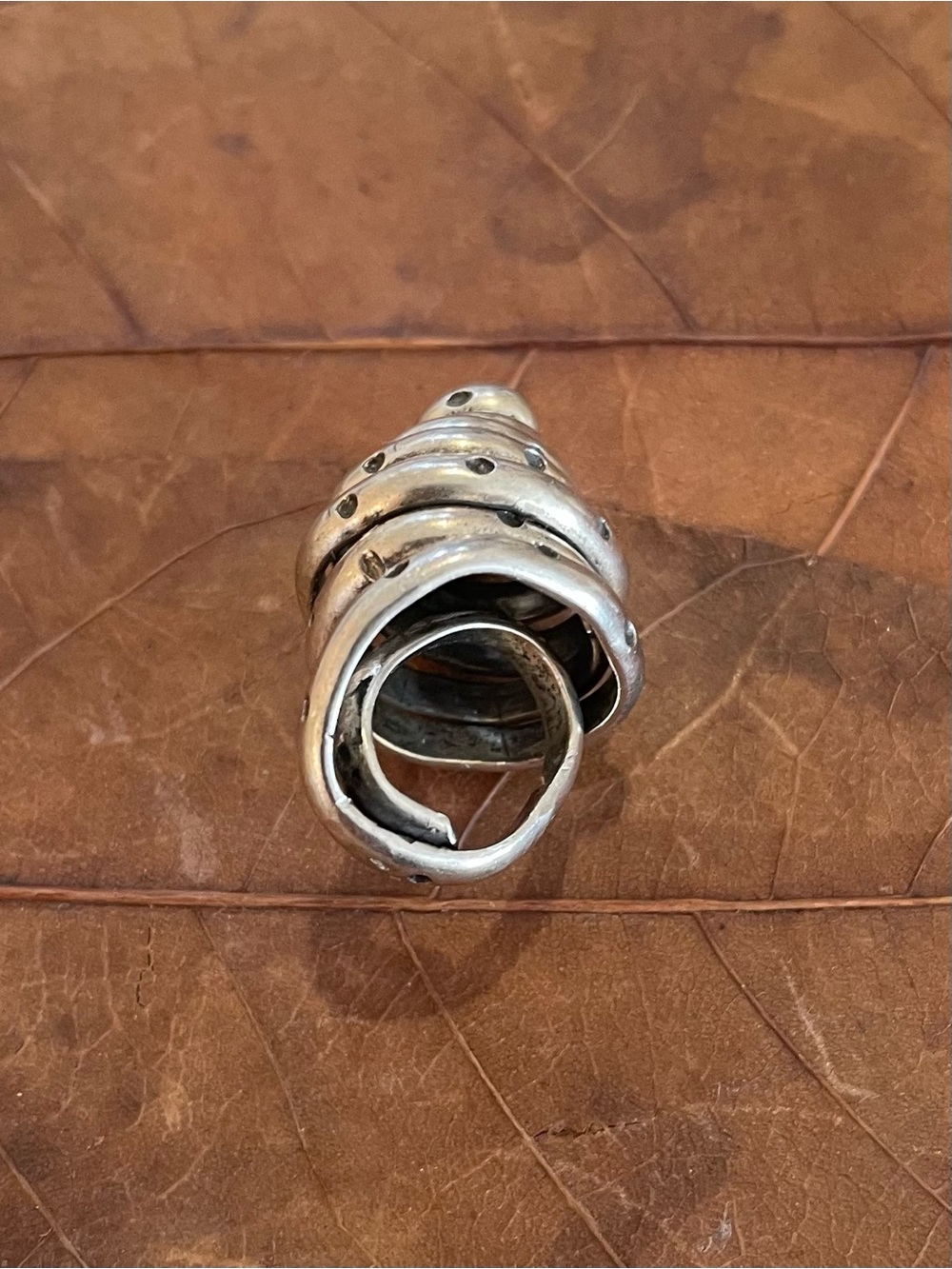 Vintage Sterling Silver Beehive Skep Pendant Charm - Picture 4 of 5